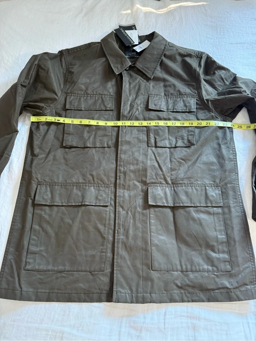 Banana Republic Water-Resistant Waxed Cotton Field Jacket 746130